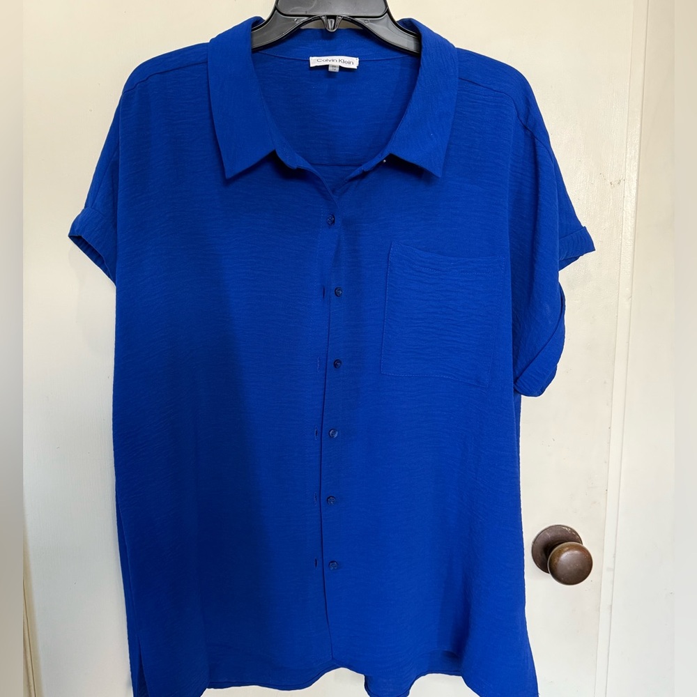 Woman’s shirt Calvin Klein Blue Kobalt